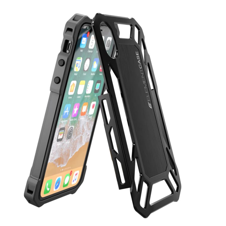 Rugged Case for iPhone SE (3rd / 2nd Gen) (Black) 9eight5