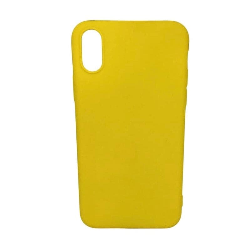 Silicone Case for iPhone X / XS (Yellow) 9eight5