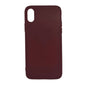 Silicone Case for iPhone X / XS (Maroon) 9eight5