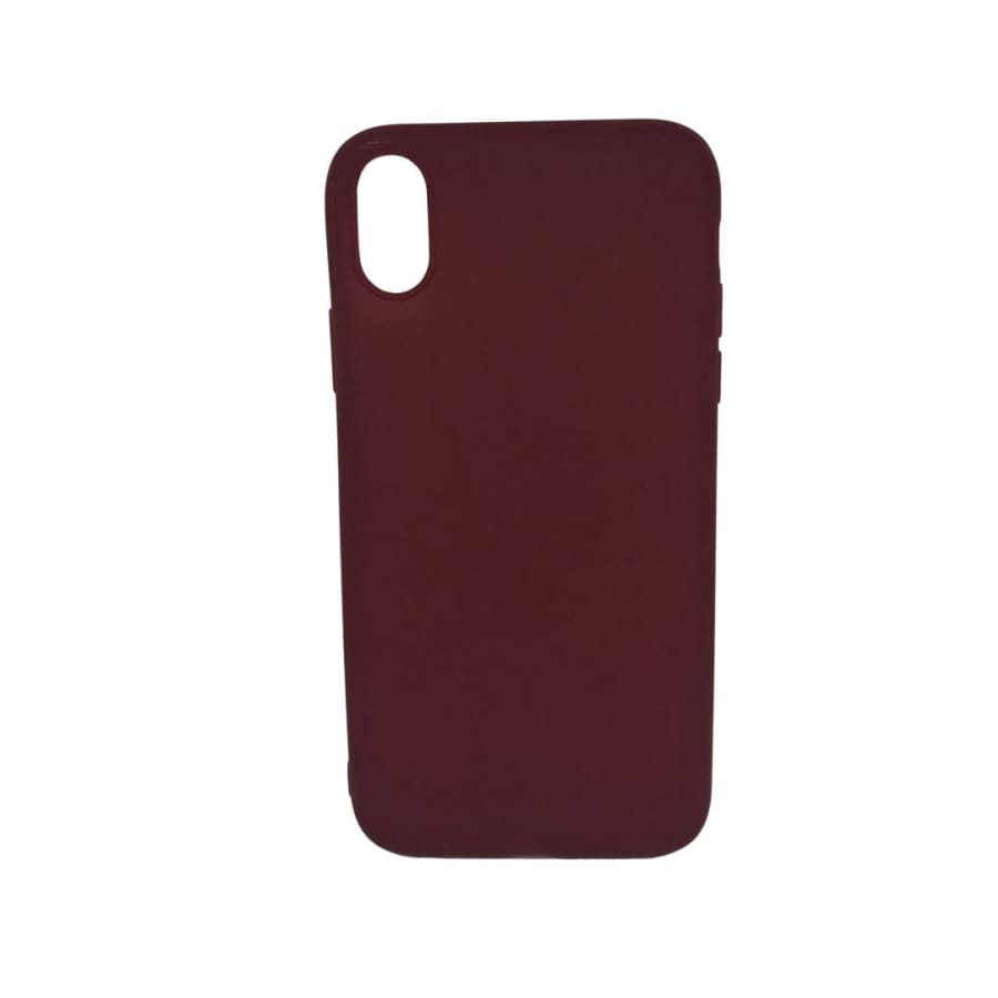 Silicone Case for iPhone XR (Maroon) 9eight5