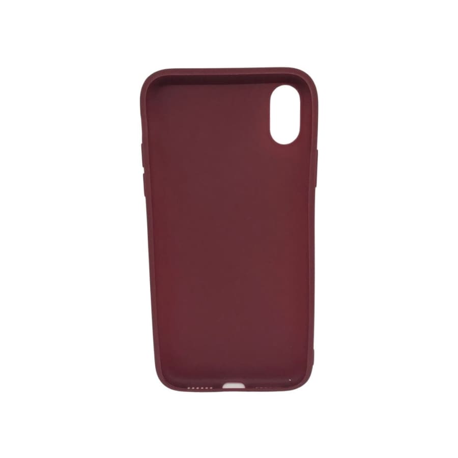 Silicone Case for iPhone XR (Maroon) 9eight5