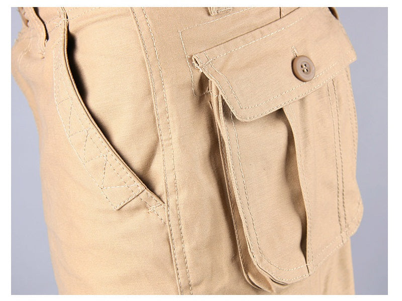 Cargo Pants Outdoor Solid Color Trousers Hiking Work Pants dealonline.co.nz