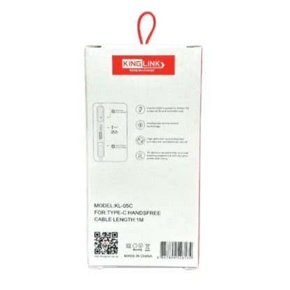 Kinglink Earphones (with type C cable) - KL05C 9eight5