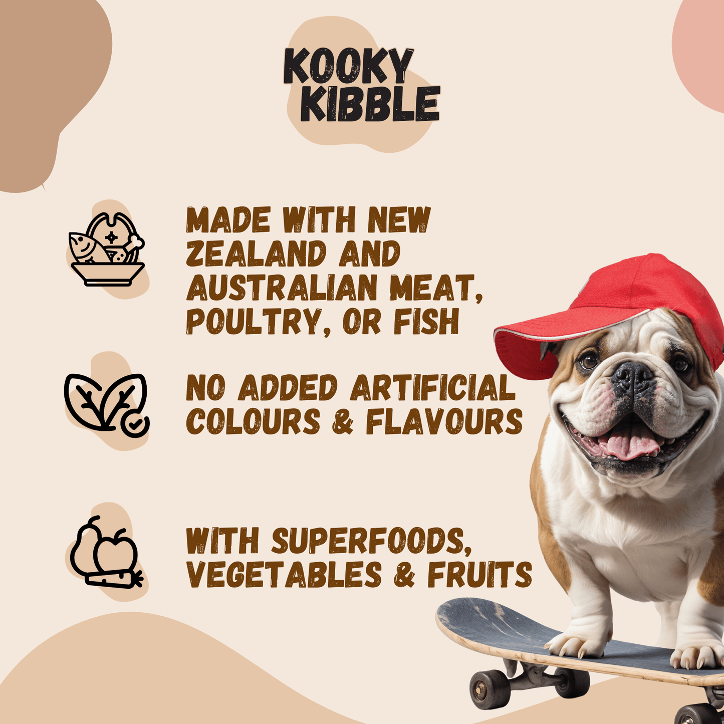 New Zealand Dog Food with Grains for Adult Dogs (12/24 KG)