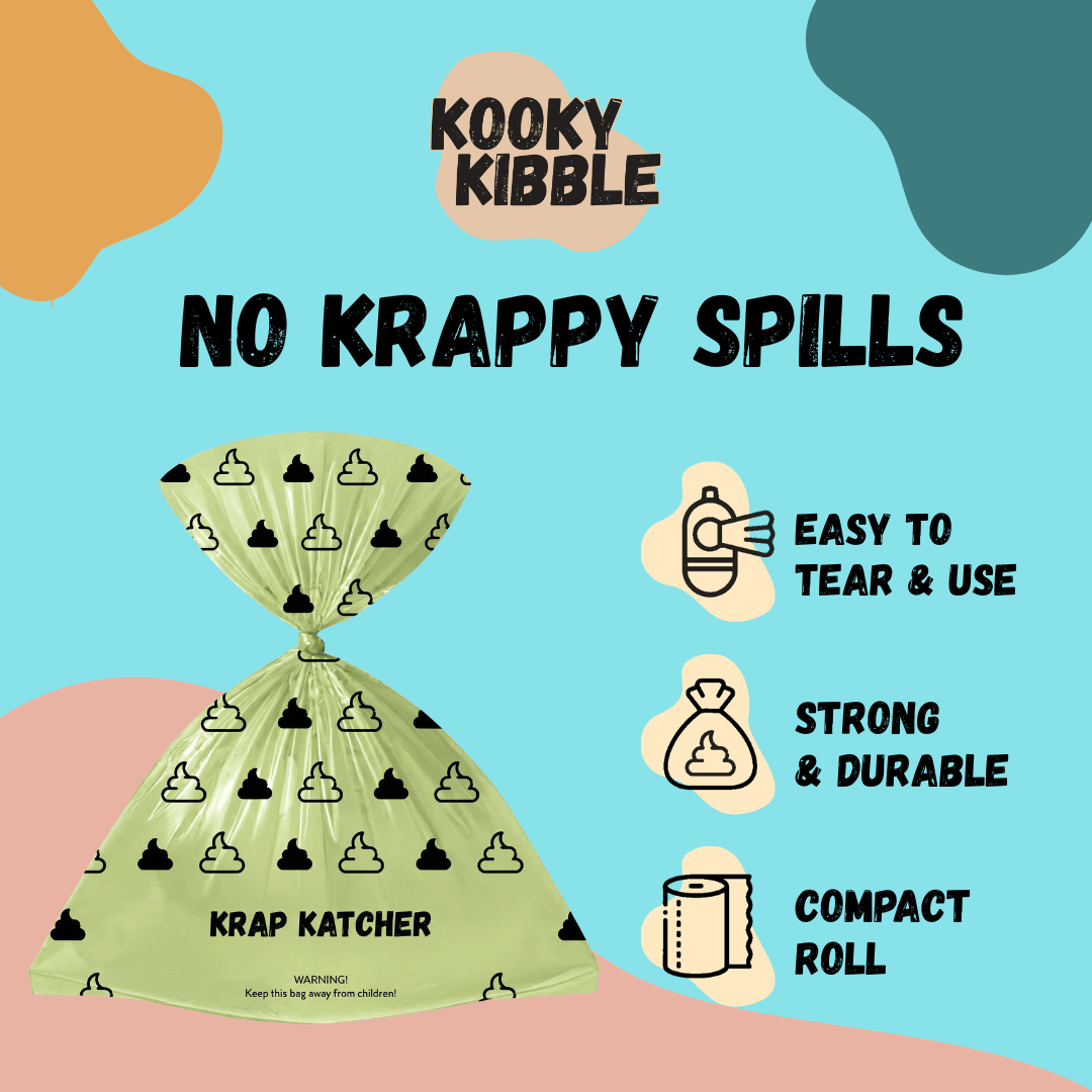 Kooky Krap Katcher – Biodegradable Dog & Cat Poop Bags