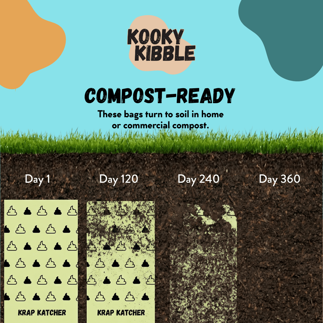 Kooky Krap Katcher – Biodegradable Dog & Cat Poop Bags