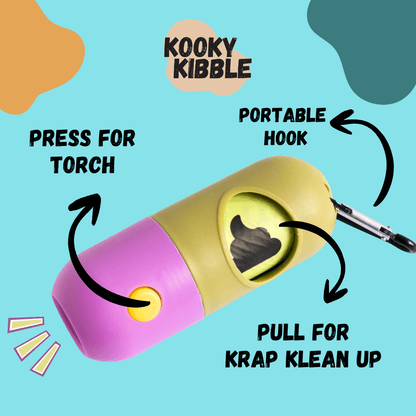 Kooky Krap Katcher – Biodegradable Dog & Cat Poop Bags