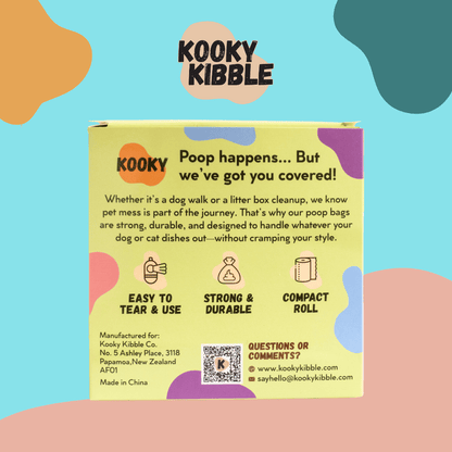 Kooky Krap Katcher – Biodegradable Dog & Cat Poop Bags