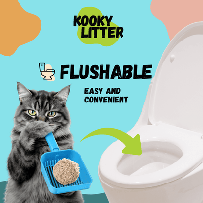 Kooky Litter Flushable Cat Litter