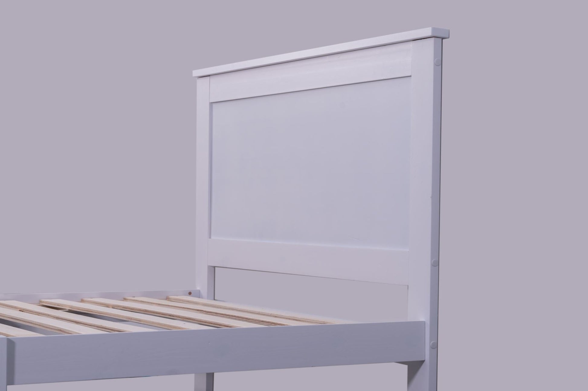 'Metro' Solid Pine Bed Frame White Single sue-e furniture