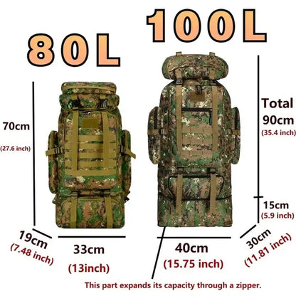 Large Capacity Mountaineering Backpack Habicare