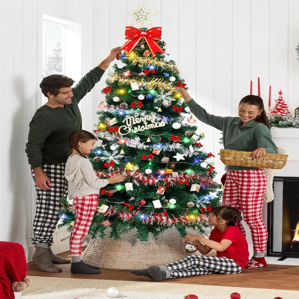 Large Christmas Tree (1.5/1.8/2.1M) with 4M 30-LED Colourful Lights Habicare