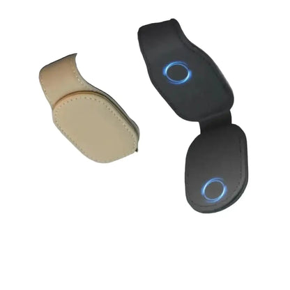 Leather Car Sunglasses & Card Holder Clip Habicare