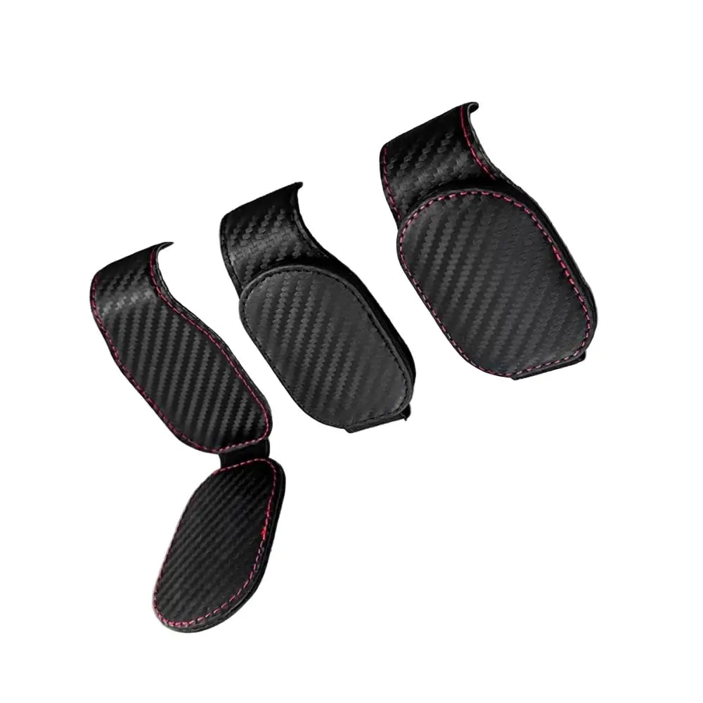 Leather Car Sunglasses & Card Holder Clip Habicare