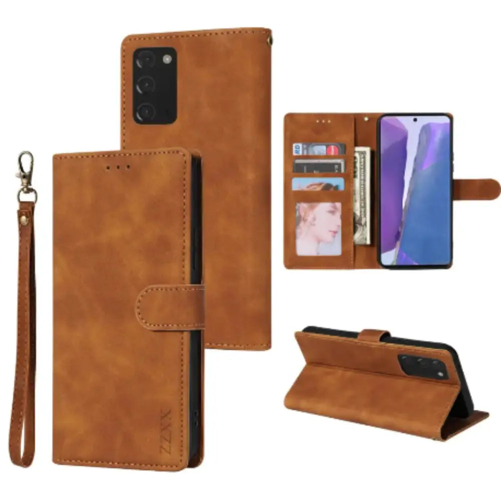 Leather Touch Flip Case for Samsung Galaxy Series Habicare