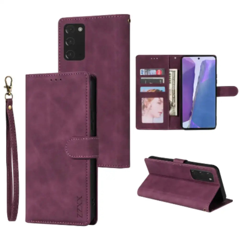 Leather Touch Flip Case for Samsung Galaxy Series Habicare