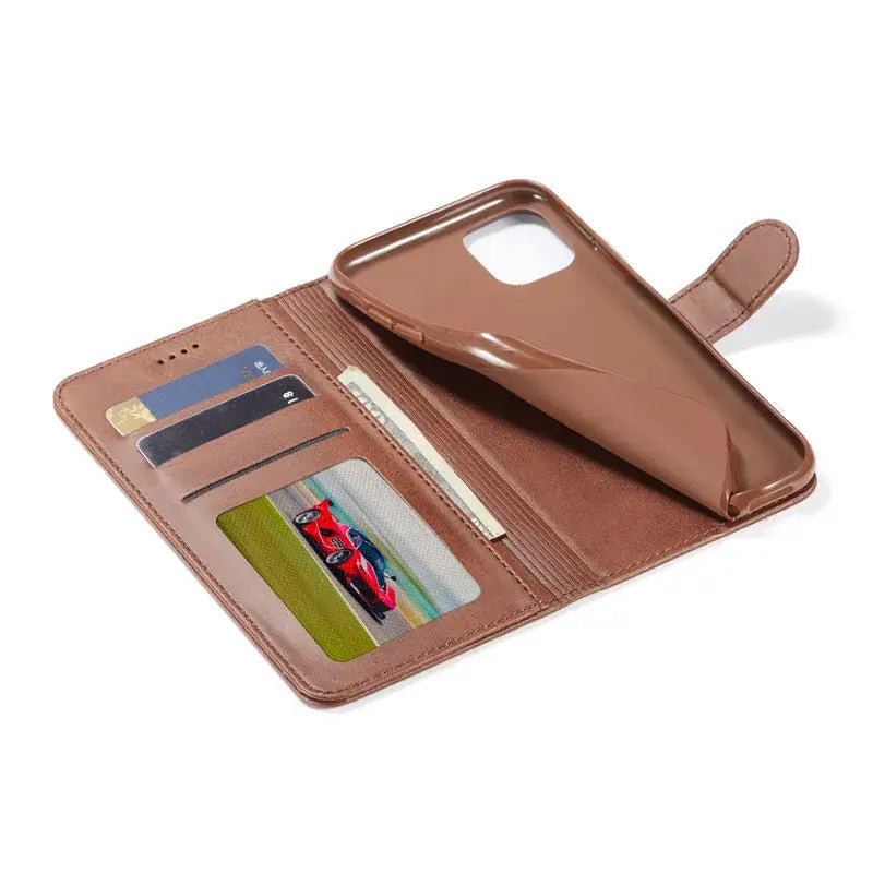 Leather Wallet Flip Case for iPhone 17 Series (available in 5 colours) Habicare
