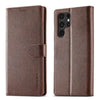 Leather Wallet Flip Case for Samsung Galaxy Series (Brown)