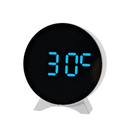 LED Digital Alarm Clock – Adjustable Brightness, Dual Alarms, Date & Temperature Display Habicare
