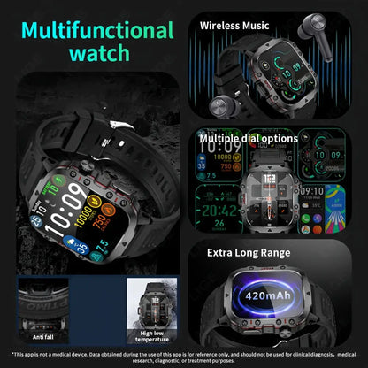 LIGE Casual Smart Watch – Voice Assistant (2 colours available) Habicare