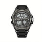 LIGE Men's Digital Sports Watch – LED Display, Quartz Movement, Stopwatch (4 designs available) Habicare