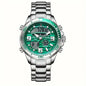 LIGE Men's Dual Display Watch – Stainless Steel Quartz (6 models available) Habicare