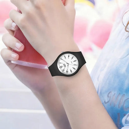 LIGE Minimalist Silicone Quartz Watch – Unisex Design (Available in Multiple Colour Combinations) Habicare