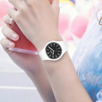 LIGE Minimalist Silicone Quartz Watch – Unisex Design (Available in Multiple Colour Combinations) Habicare