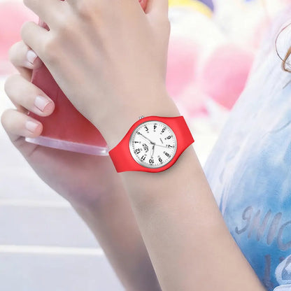 LIGE Minimalist Silicone Quartz Watch – Unisex Design (Available in Multiple Colour Combinations) Habicare