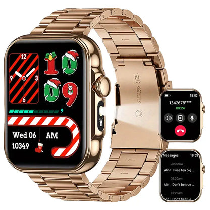 LIGE Outdoor Smart Watch – Large HD Screen, AI Voice Assistant Habicare