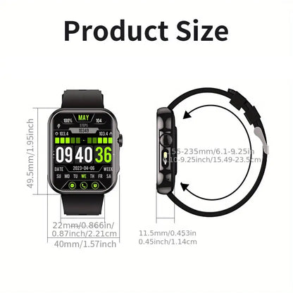 LIGE Outdoor Smart Watch – Large HD Screen, AI Voice Assistant Habicare