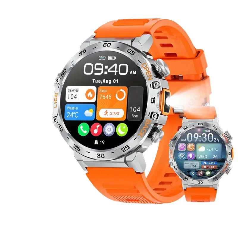 LIGE Outdoor Smartwatch – HD Screen, LED Flashlight, 290mAh Battery (6 types available) Habicare