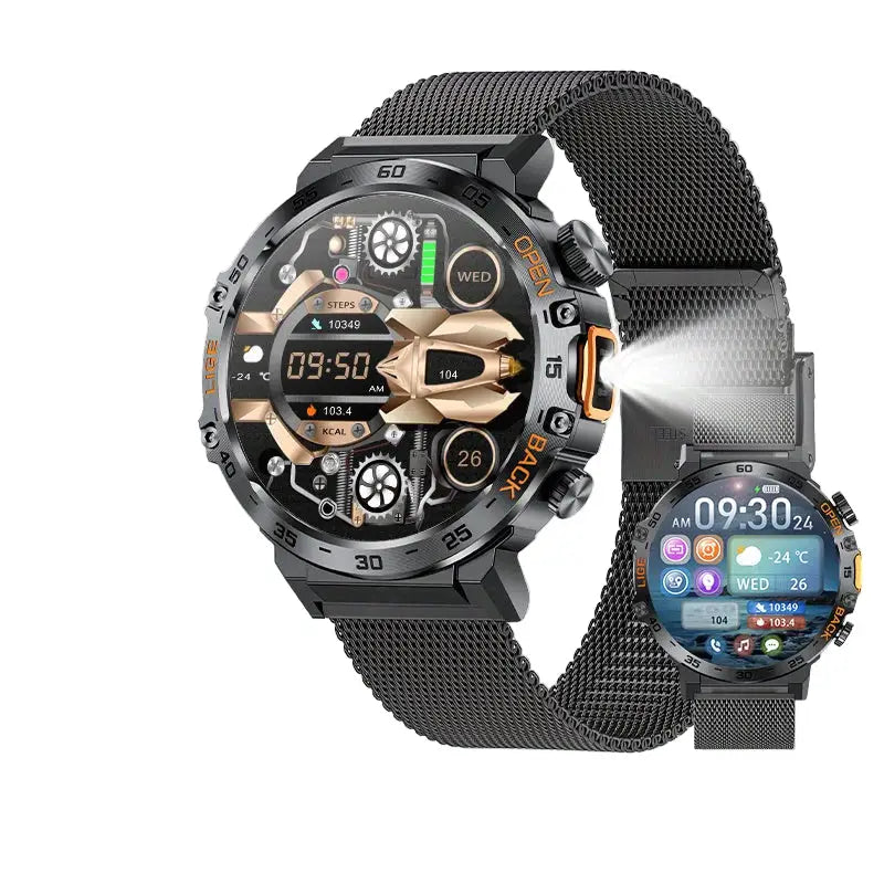 LIGE Outdoor Smartwatch – HD Screen, LED Flashlight, 290mAh Battery (6 types available) Habicare