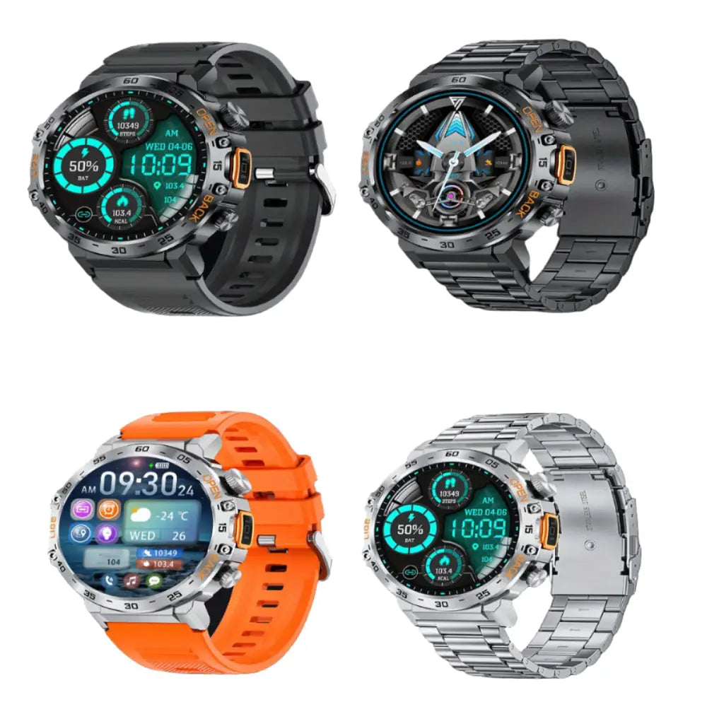 LIGE Outdoor Smartwatch – HD Screen, LED Flashlight, 290mAh Battery (6 types available) Habicare