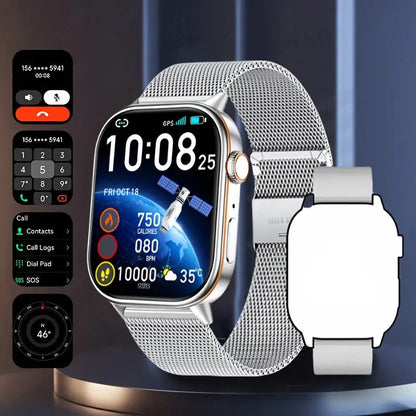 LIGE Outdoor Smartwatch – Large Screen with Compass & Music (10 different styles available) Habicare