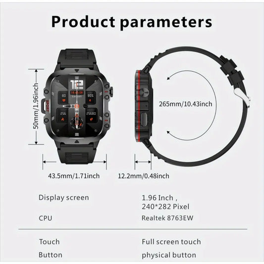 LIGE Smart Sports Watch – HD Touch Screen with Call Function (8 models available) Habicare