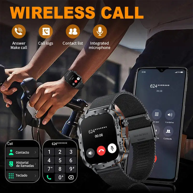 LIGE Smart Sports Watch – HD Touch Screen with Call Function (8 models available) Habicare
