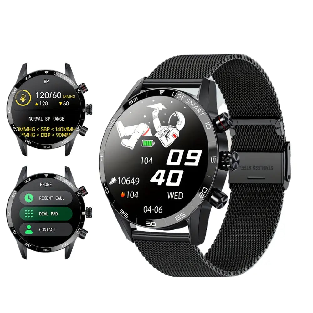LIGE Smart Watch – Full Touch Screen with Multi-Sport Modes (10 colours available) Habicare