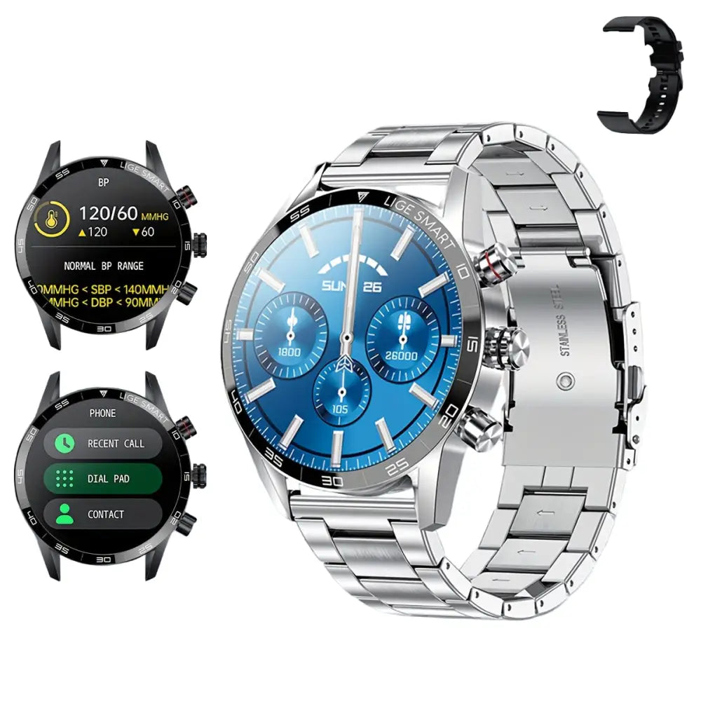 LIGE Smart Watch – Full Touch Screen with Wireless Calls (4 different types available) Habicare