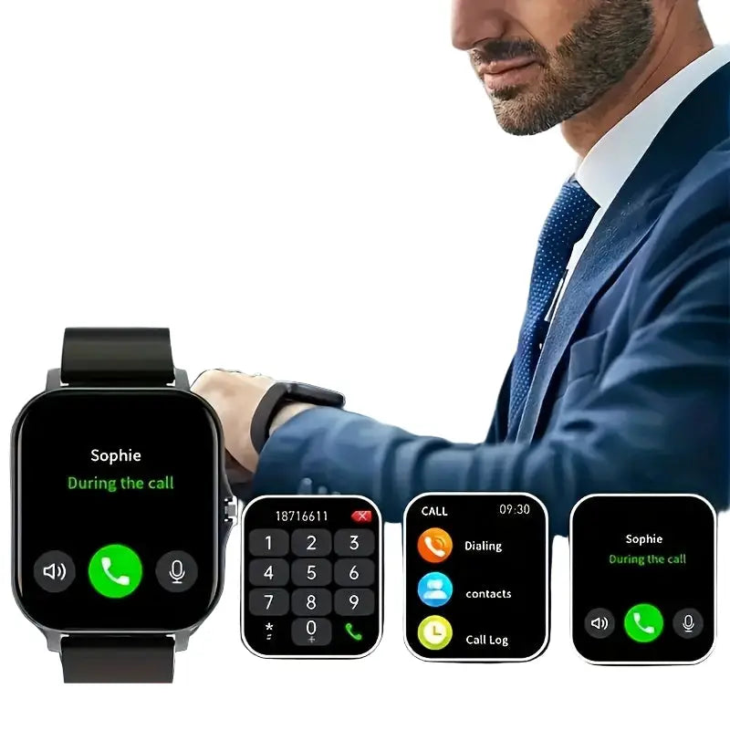 LIGE Smart Watch – Make/Answer Calls, Custom Wallpaper, Music Control (4 colours available) Habicare