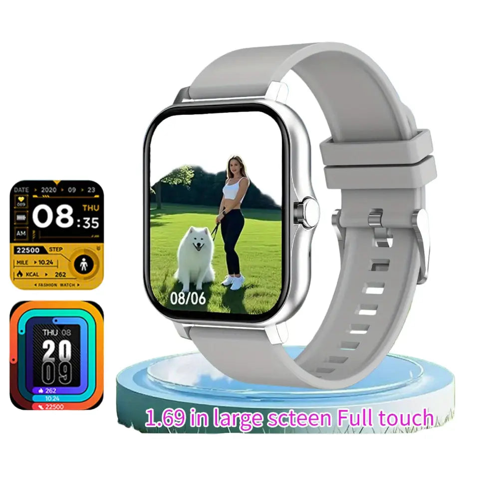 LIGE Smart Watch – Ultra-Thin Design with Wireless Calls (8 colours available) Habicare