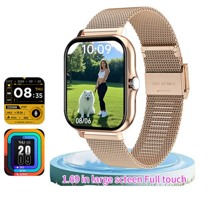 LIGE Smart Watch – Ultra-Thin Design with Wireless Calls (8 colours available) Habicare