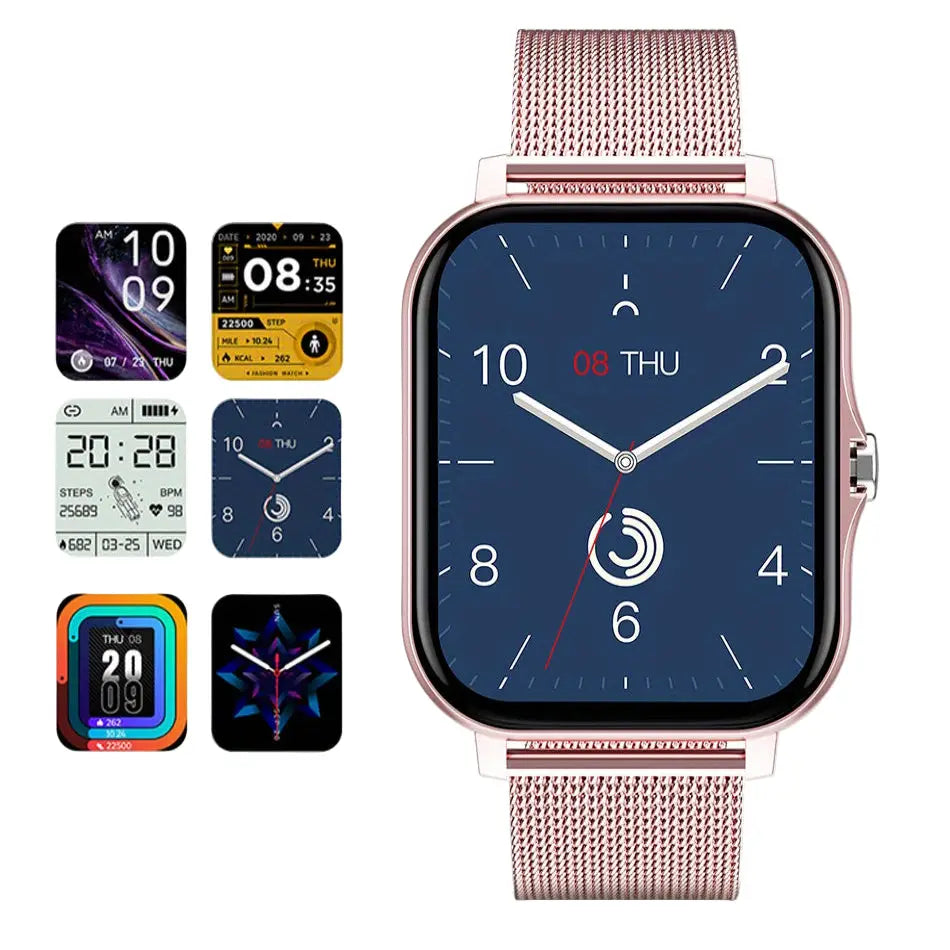 LIGE Smart Watch – Ultra-Thin Design with Wireless Calls (8 colours available) Habicare