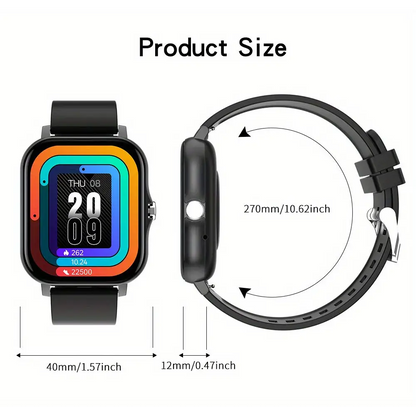 LIGE Smart Watch – Ultra-Thin Design with Wireless Calls (8 colours available) Habicare