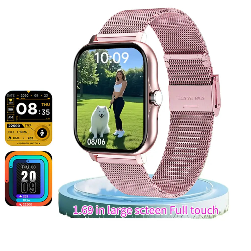 LIGE Smart Watch – Ultra-Thin Design with Wireless Calls (8 colours available) Habicare