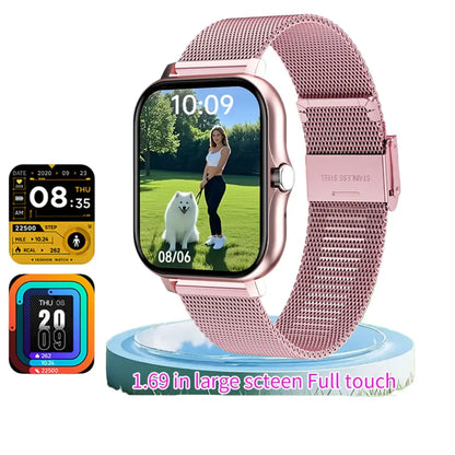 LIGE Smart Watch – Ultra-Thin Design with Wireless Calls (8 colours available) Habicare