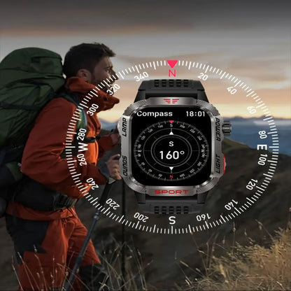 LIGE Smartwatch – HD Touch Display, Wireless Calls, Notifications, Pedometer & Long Battery Life Habicare