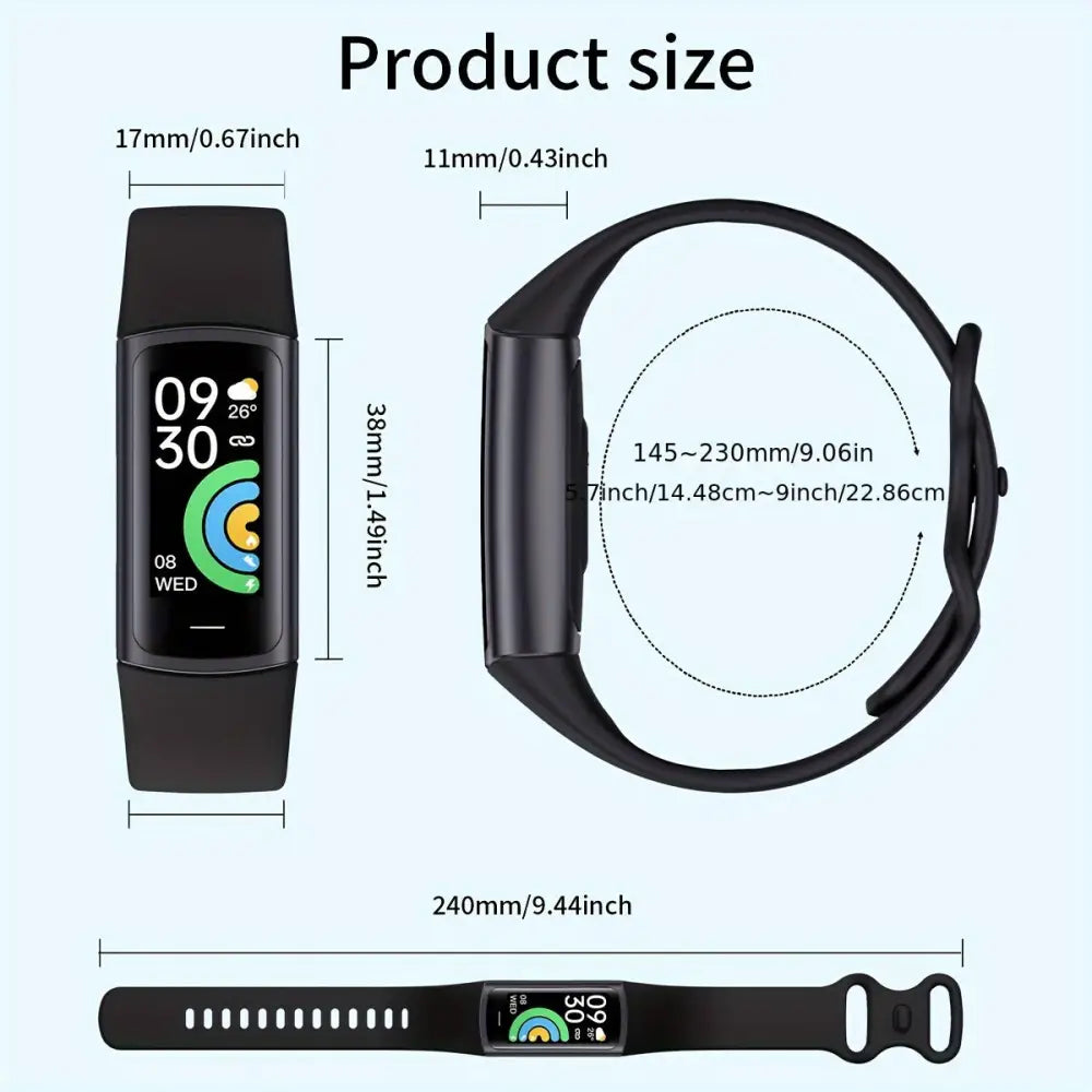 LIGE Smartwatch – Wireless Calls, Multi-Sport Modes (5 colours available) Habicare