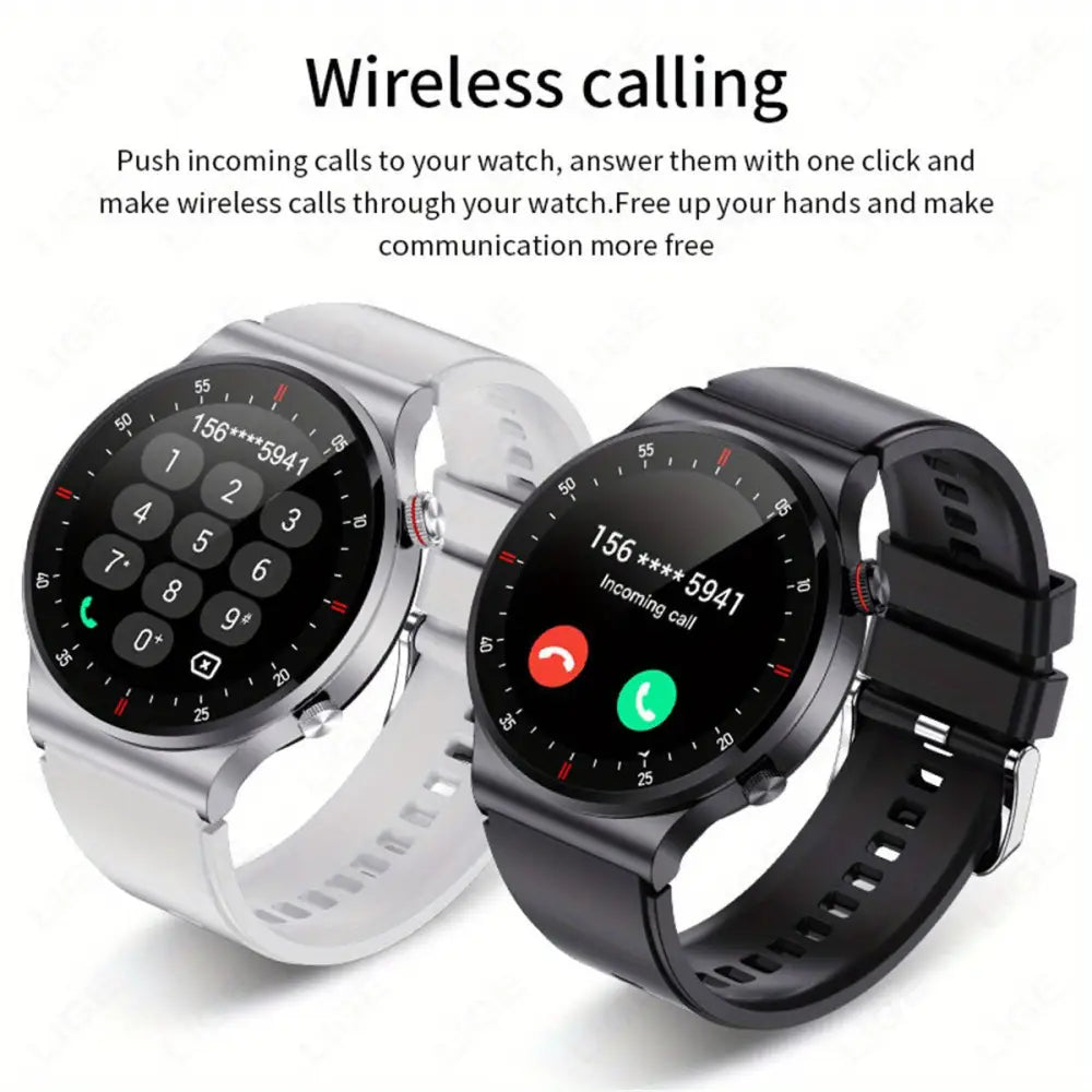 LIGE Sports Watch with Step Counter, Alarm, Wireless Calls, Weather Forecast (8 types available) Habicare