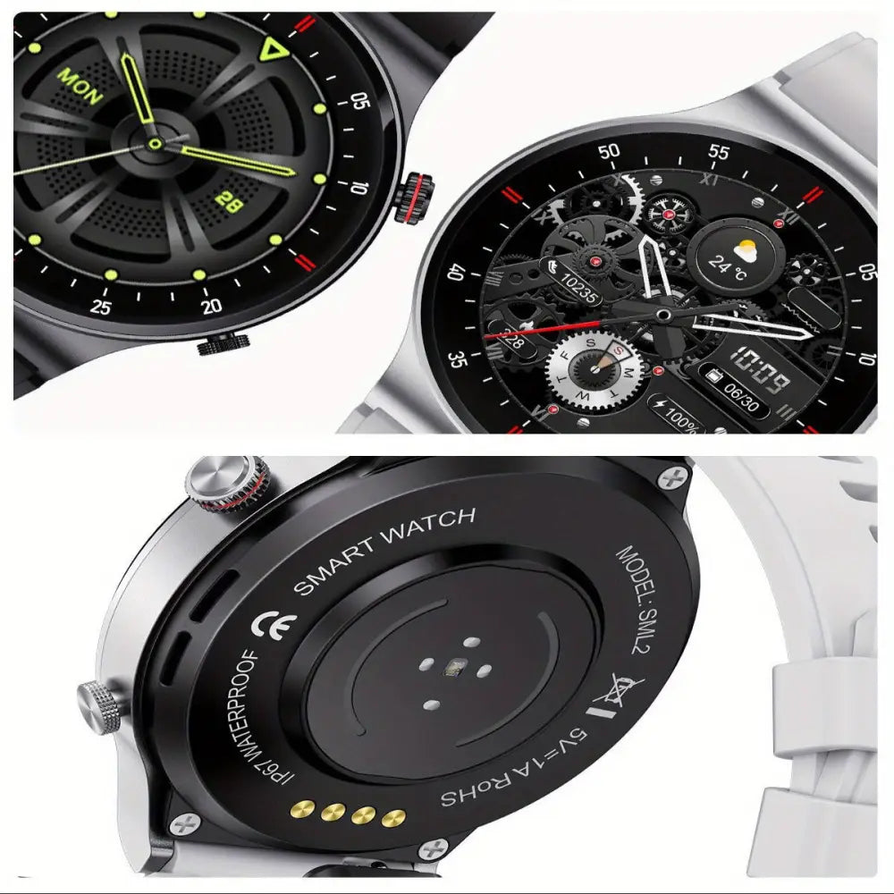 LIGE Sports Watch with Step Counter, Alarm, Wireless Calls, Weather Forecast (8 types available) Habicare